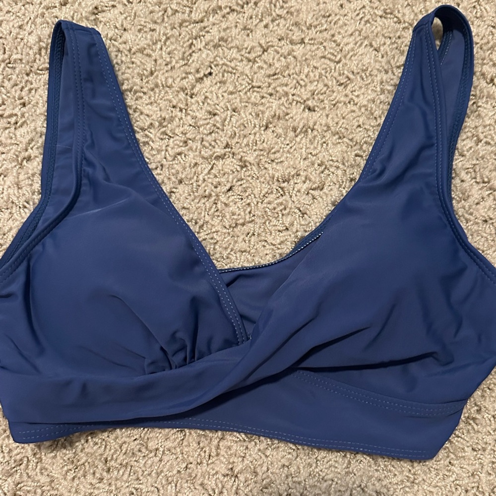 Navy swimsuit TOP